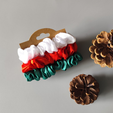 Scrunchie gumičky S na kartě- VIII. gumička gumičky do vlasů spony scrunchies scrunchie 