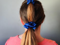 Dárkové - 4 scrunchies L v modré
