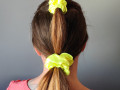 Dárkové - 4 scrunchies L ve žluté