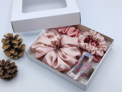 Dárková sada šedá - 6 scrunchies