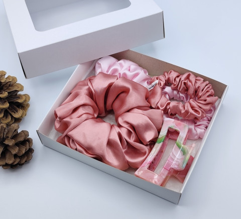 Scrunchie - dárkový box X. spona sponka sponky do vlasů spony scrunchies scrunchie 