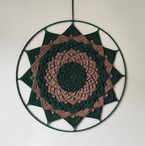 Mandala Lotosový květ - 45 cm meditace harmonie meditační lotosový květ mandaly mndala 