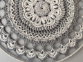Mandala Šedá - průměr 40 cm