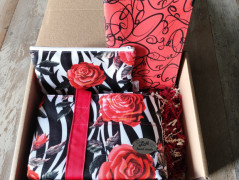 Dárková sada šedá - 6 scrunchies