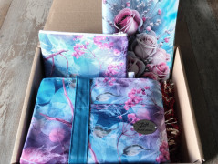 Dárková sada šedá - 6 scrunchies