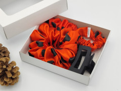 Dárková sada šedá - 6 scrunchies