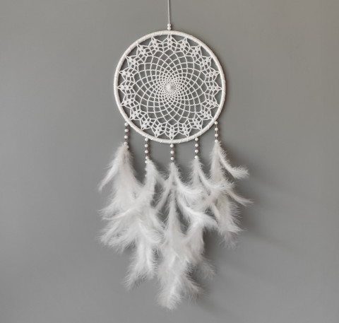 Lapač zlých snů 24 x 65 cm indián indiánský nad postel strážce boho dream lapač dreamcatcher lapač snů do ložnice 