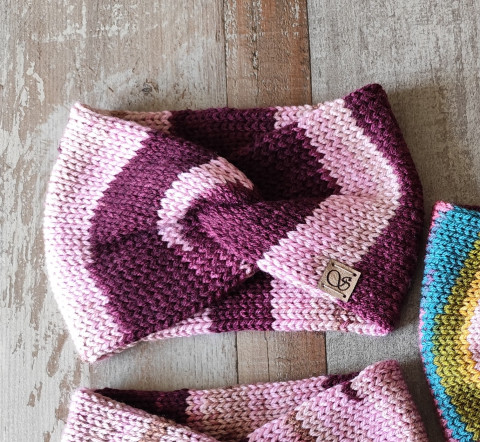 Pletená čelenka č.22 zima podzim pletené čelenka pletená čelenky na zimu na podzim 