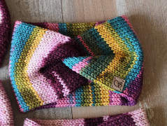 Dárková sada šedá - 6 scrunchies