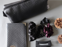 Dárková sada šedá - 6 scrunchies