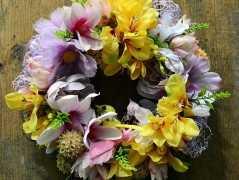 podzimní věneček s jelínkem..