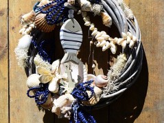 podzimní věneček s jelínkem..