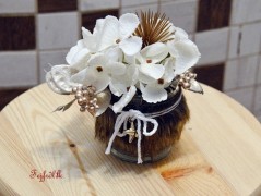 podzimní věneček s jelínkem..