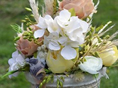 podzimní věneček s jelínkem..