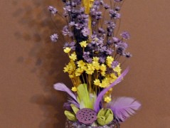 podzimní věneček s jelínkem..