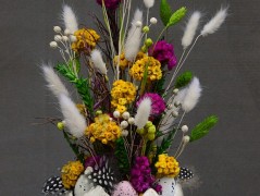 podzimní věneček s jelínkem..