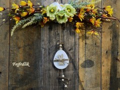 podzimní věneček s jelínkem..