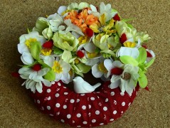 podzimní věneček s jelínkem..