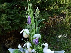 podzimní věneček s jelínkem..