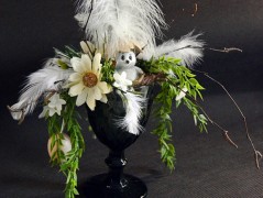 podzimní věneček s jelínkem..