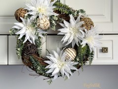 podzimní věneček s jelínkem..