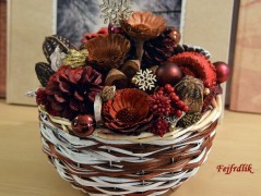 podzimní věneček s jelínkem..