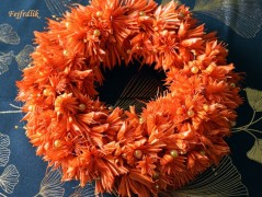 podzimní věneček s jelínkem..