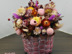 podzimní věneček s jelínkem..