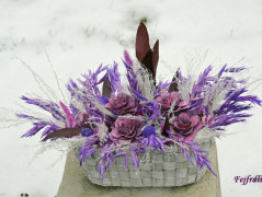 podzimní věneček s jelínkem..