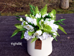 podzimní věneček s jelínkem..