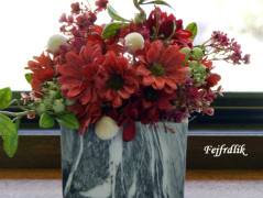 podzimní věneček s jelínkem..