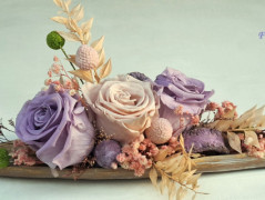 podzimní věneček s jelínkem..