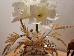 podzimní věneček s jelínkem..