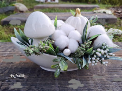 podzimní věneček s jelínkem..