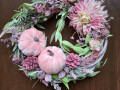 věneček ,,podzimní růžová,,