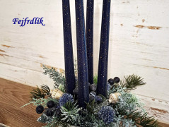 podzimní věneček s jelínkem..