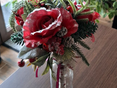 podzimní věneček s jelínkem..