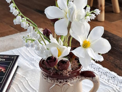 podzimní věneček s jelínkem..