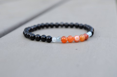 Ochranný náramek - Pomeranče ... talisman náramek láska meditace štěstí energie přátelství buddha joga diopsid 