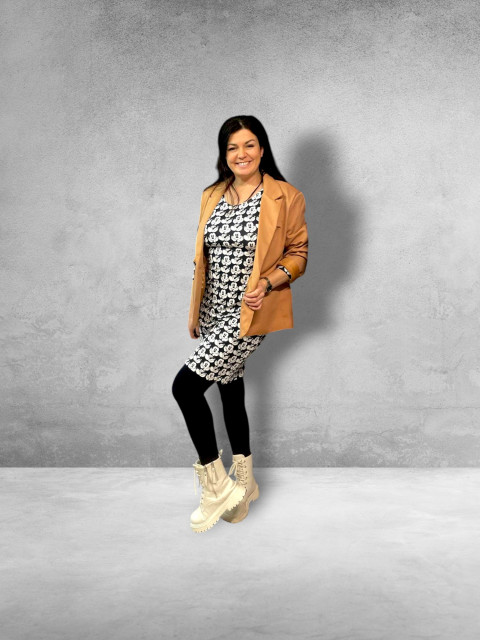 Dámské šaty Mickey S/M šaty pouzdrové dámské černobílé legrační mouse šatovka mickey orginální 