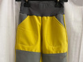Dětské softshell kalhoty žluté-104