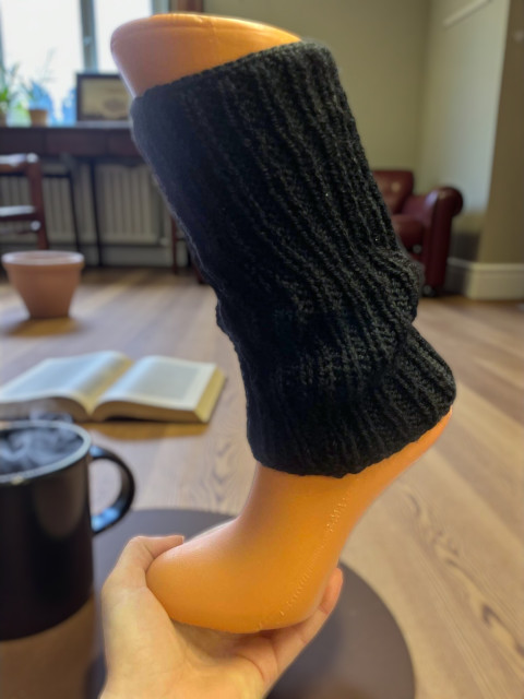 Pletené návleky na nohy -více barev 