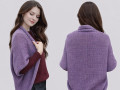 Pletená vesta - barva levandulová