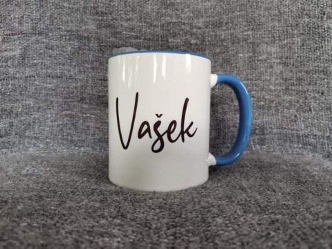 Hrnek se jménem, Vašek hrnek hrneček tisk potištěný ker 