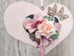 Luxusní vánoční v. se srdíčkem