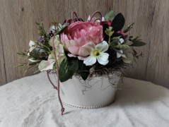 Luxusní vánoční v. se srdíčkem