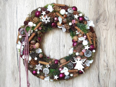 Luxusní vánoční v. se srdíčkem