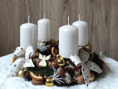 Luxusní vánoční v. se srdíčkem