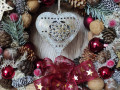 Luxusní vánoční v. se srdíčkem