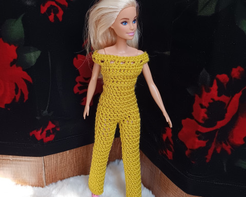 Barbie - overal pro panenku panenka klobouček evička 